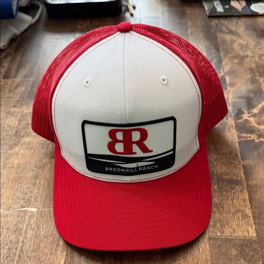 Brookhill Ranch Red & White Trucker Hat